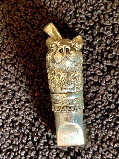 A Solid Silver Bunny Whistle Hallmarked Sterling 925 - SOLD! - Image 6