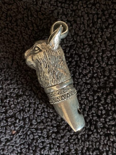 A Solid Silver Bunny Whistle Hallmarked Sterling 925 - SOLD! - Image 5