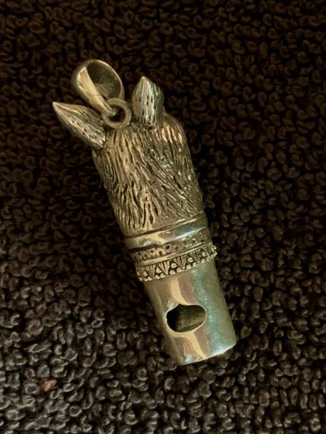 A Solid Silver Bunny Whistle Hallmarked Sterling 925 - SOLD! - Image 4