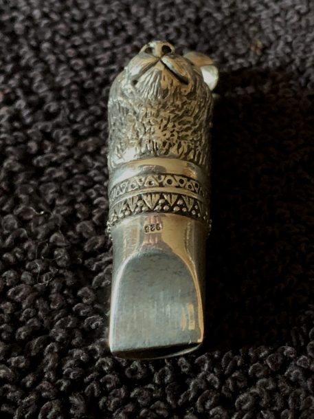 A Solid Silver Bunny Whistle Hallmarked Sterling 925 - SOLD! - Image 3