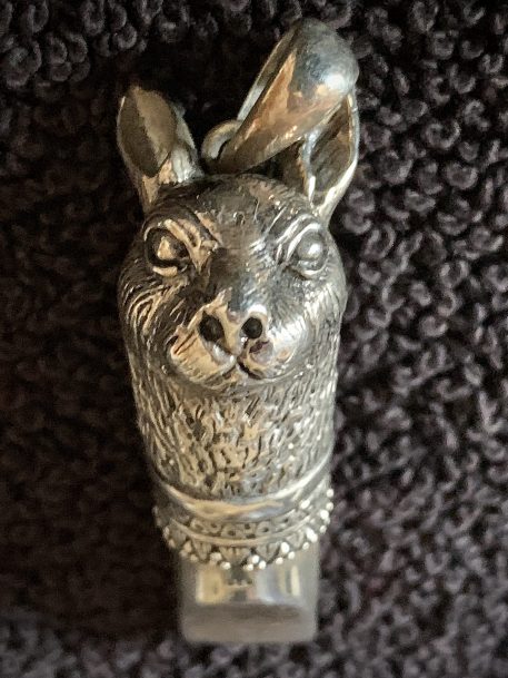 A Solid Silver Bunny Whistle Hallmarked Sterling 925 - SOLD! - Image 2