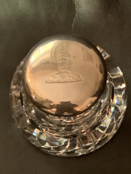 Silver Topped Inkwell (Designed by Frederick Haberling) - Image 6