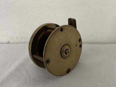 A Vintage Miniature Fishing Reel With Fixed Wooden Handle - Image 5