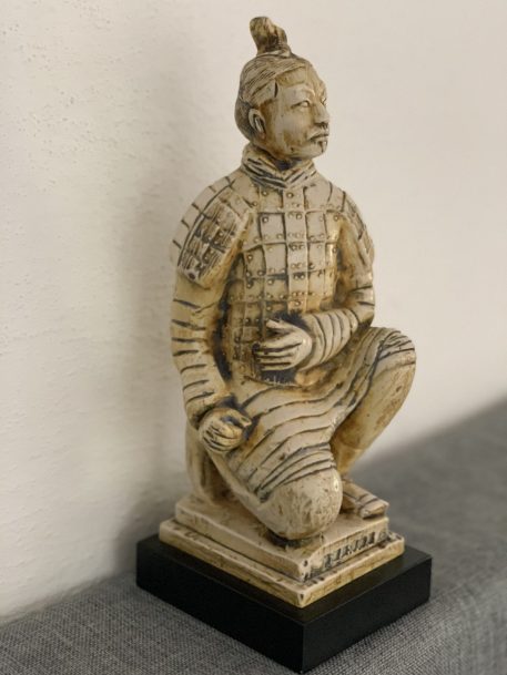 An Oriental Statue of a Kneeling Terracotta Warrior - Image 4
