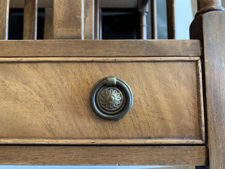 A Good Three Division English Music Mahogany Canterbury - Image 8
