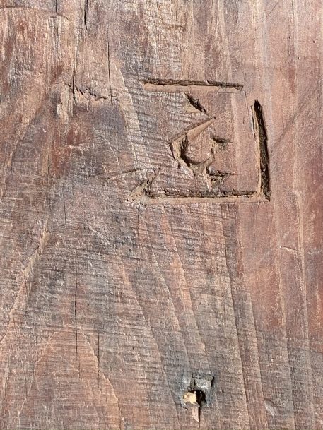 A Decorative, Signed and Carved Chinese Red Stained Chair - Image 5