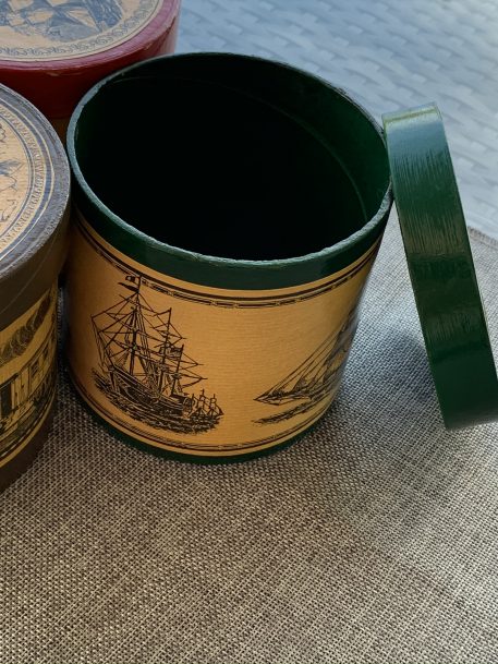 Three Attractive and Decorative Round Storage Boxes - Image 6