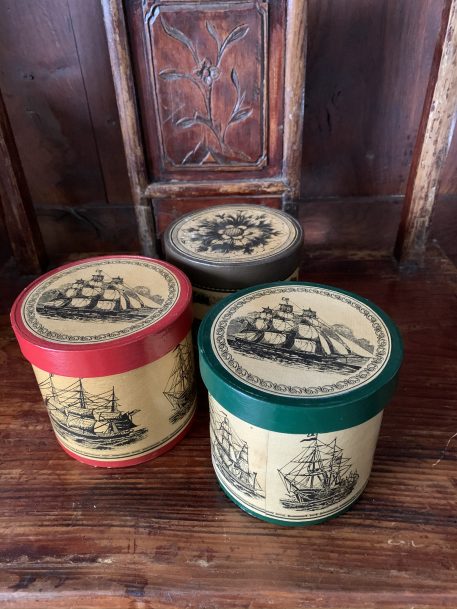Three Attractive and Decorative Round Storage Boxes - Image 3