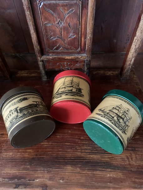 Three Attractive and Decorative Round Storage Boxes - Image 4