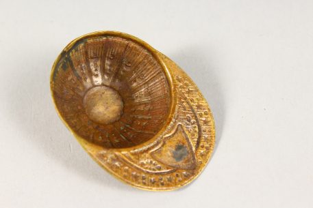 A Lovely Jockey Cap Caddy Spoon Made in Brass - Image 3