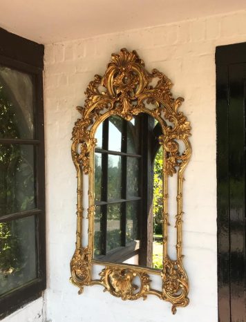 Baroque Rococo Style Gold Ornate Gilt Framed Mirror - SOLD!