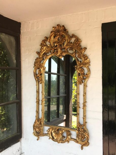 Baroque Rococo Style Gold Ornate Gilt Framed Mirror - SOLD!