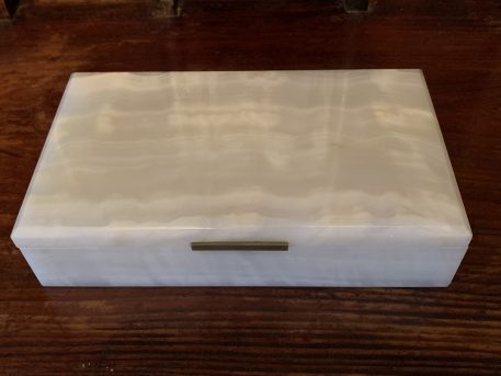 Onyx Betjeman Patent 2 Division Cigarette Box - SOLD!