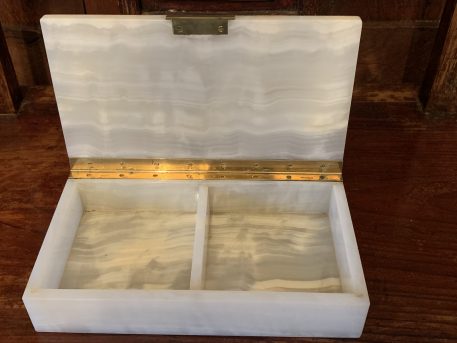 Onyx Betjeman Patent 2 Division Cigarette Box - SOLD! - Image 2