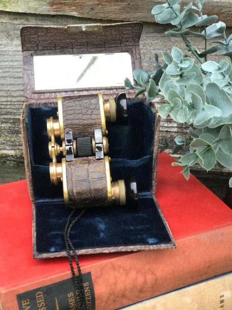 Antique German GebrNitschke Rathenow Plastvista MOD.0 Opera Glasses/Binoculars - Image 2