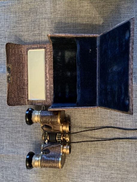 Antique German GebrNitschke Rathenow Plastvista MOD.0 Opera Glasses/Binoculars - Image 6