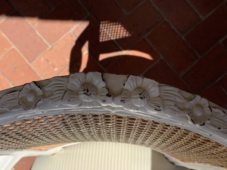 A Louis XV French Style Cane Back Fauteuil Armchair - Image 7