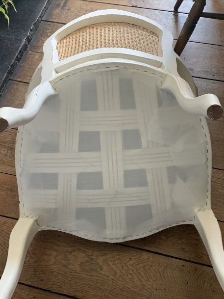 A Louis XV French Style Cane Back Fauteuil Armchair - Image 11