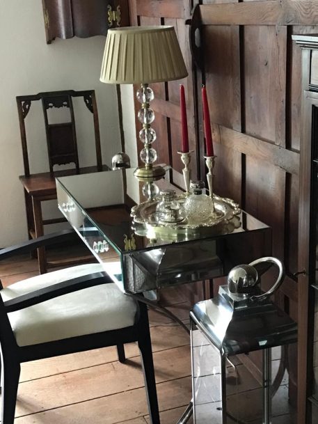 Elegant Two Drawer Mirrored Dressing Table / Hall Console - SOLD! - Image 4