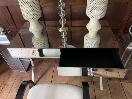Elegant Two Drawer Mirrored Dressing Table / Hall Console - SOLD! - Image 8