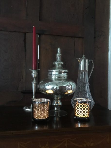 An Attractive Mercury Glass Apothecary Jar & Lid - SOLD! - Image 3