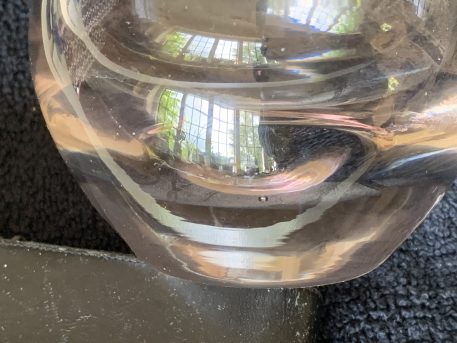 Contemporary Small Glass Posy Vase with a Pink Hue - Image 9