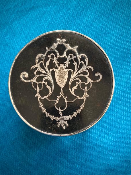 Antique Silver and Tortoiseshell Jewellery or Trinket Box - Image 12