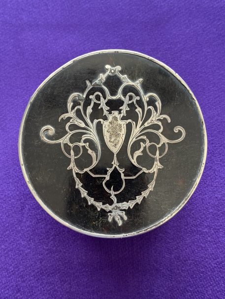 Antique Silver and Tortoiseshell Jewellery or Trinket Box - Image 13