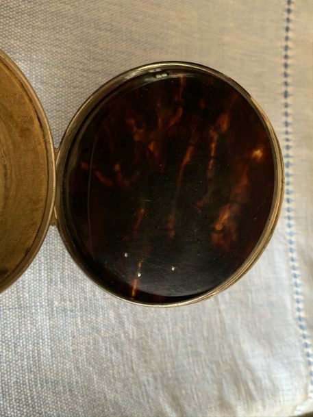 Antique Silver and Tortoiseshell Jewellery or Trinket Box - Image 8