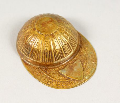 A Lovely Jockey Cap Caddy Spoon Made in Brass - Image 2