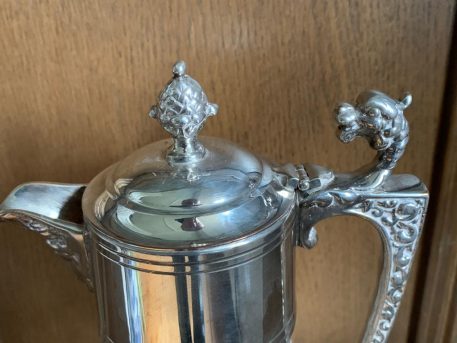 Cut Glass and Plated Claret Jug - SOLD! - Image 5