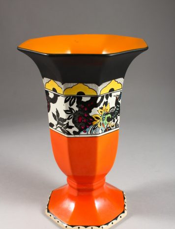 A Rialto Ware Art Deco Trumpet Shaped Porcelain Vase - SOLD!