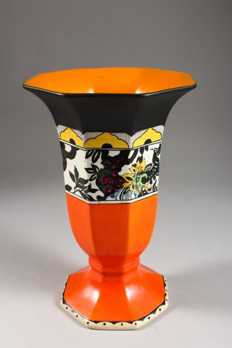 A Rialto Ware Art Deco Trumpet Shaped Porcelain Vase - SOLD!
