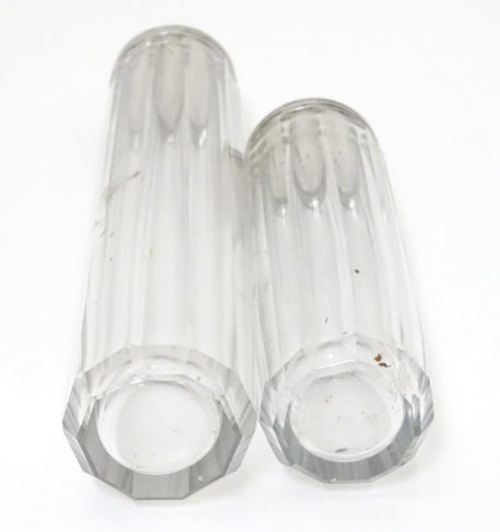 Antique Glass Hunting Saddle Flasks - Image 4