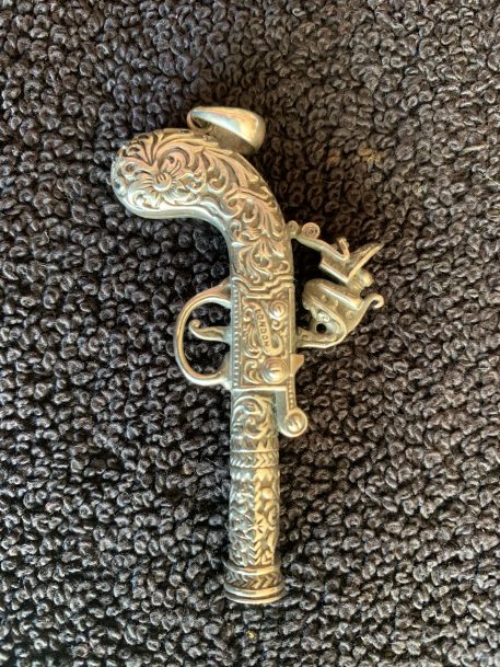 Novelty Silver Pistol Whistle - SOLD! - Image 2