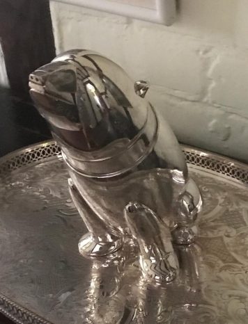 Silver Plated Polar Bear Cocktail Shaker - SOLD!