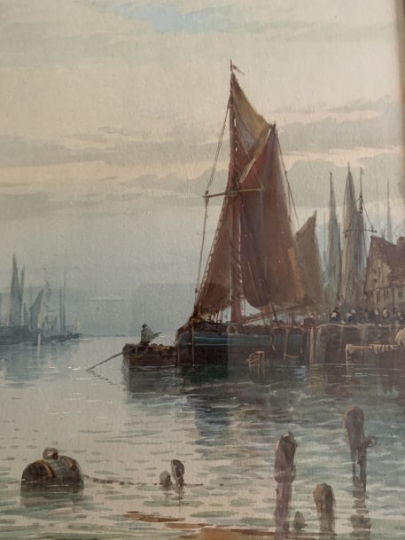 Pair of T Montimen Original Watercolour Maritime Paintings - Hand Signed & Framed - Image 5