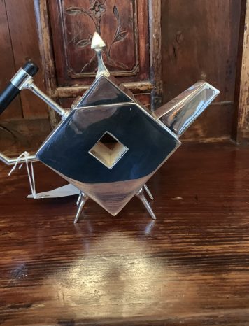 Christopher Dresser Design Square Plated Teapot - SOLD!