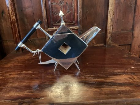 Christopher Dresser Design Square Plated Teapot - SOLD!