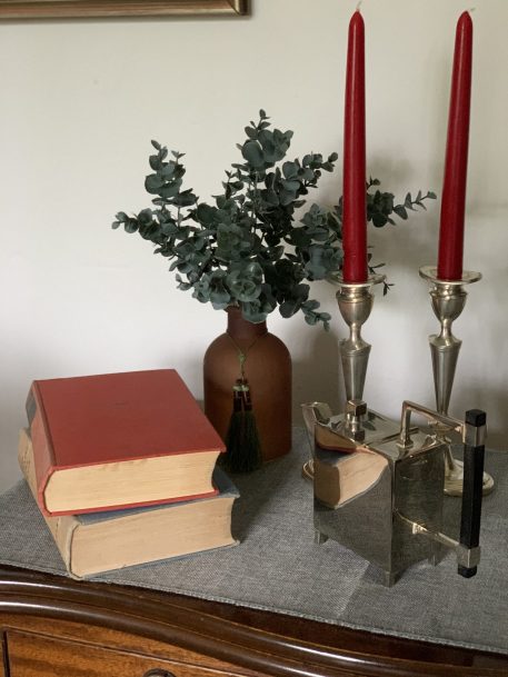 A Pair of Elegant Silver Plated Adam Style Candlesticks - Image 6