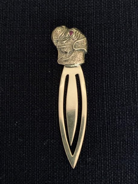 Four Charming Dogs Head Bookmarks, Sterling Silver - SOLD! - Image 5