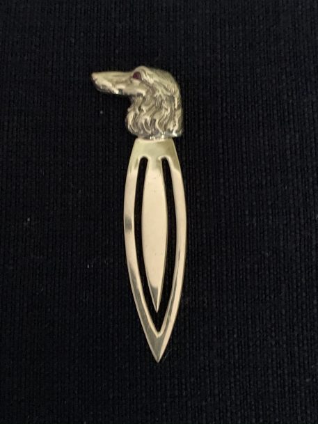 Four Charming Dogs Head Bookmarks, Sterling Silver - SOLD! - Image 6