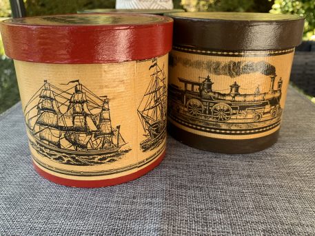 Three Attractive and Decorative Round Storage Boxes - Image 2