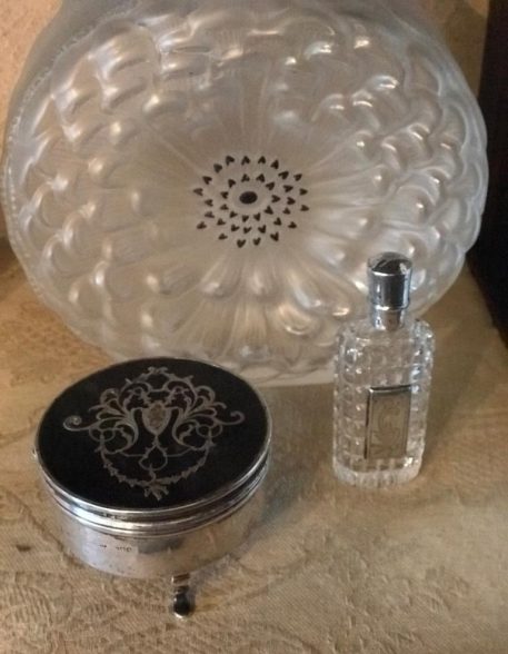 Antique Silver and Tortoiseshell Jewellery or Trinket Box - Image 2