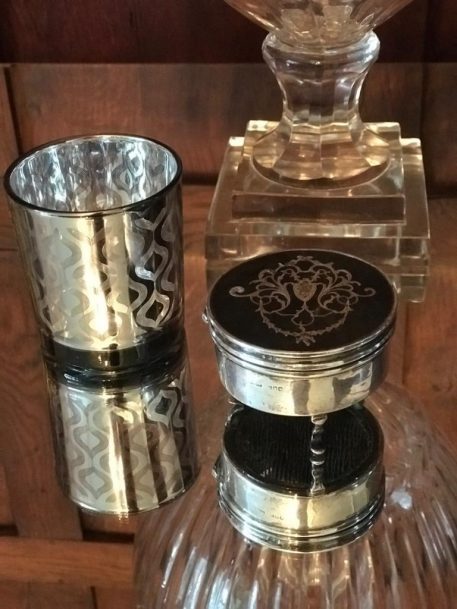Antique Silver and Tortoiseshell Jewellery or Trinket Box - Image 3