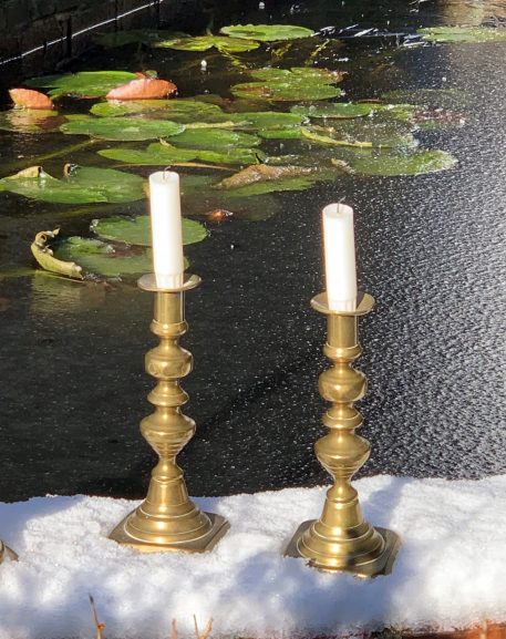 Pair of 19th Century Brass Candlesticks - Image 6