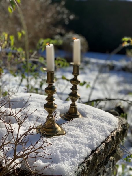 Pair of 19th Century Brass Candlesticks - Image 8