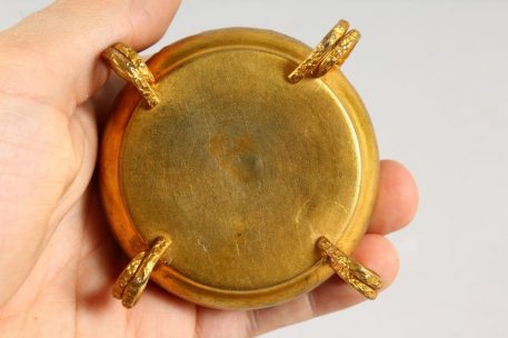 Gilt Metal Box with an exquisite Enamel centrepiece - Image 7