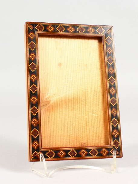 Tunbridge Ware Parquetry Photograph Frame - Image 7