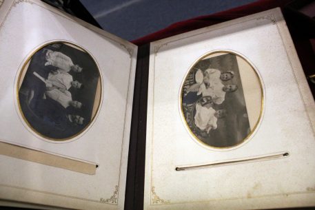 A Victorian Photograph Album and contents of Monochrome Portraits - Image 4